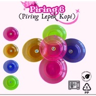 5218 - 1 piece Plastic Plate Mini Plate / Coffee Cup / Tatak Plate / Cafe Plate l fried food plate l