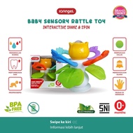 IQ Angel Baby Sensory Rattle Toy - Interactive Shake & Spin / Teether Rattle Baby and Children's Rat