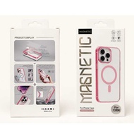 CASE MAGSAFE TRANSPARENT COLORS IPH 13 PROMAX 14 PRO 14 PROMAX 15 PLUS 15 PRO 15 PROMAX