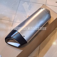 60mm Inlet Motorcycle Exhaust SC Pipe Moveable DB Killer Scooter GP-Project Muffler 51MM