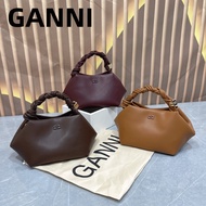 2026 New Style GANNI European American Niche Design High-End Woven Shoulder Portable Crossbody Bag