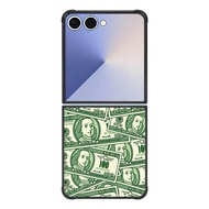 Custom Hybrid Case for Samsung Galaxy Z Flip 7 6 5 4 3 Cash Bucks YW0104
