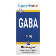 Superior Source GABA 100 mg. 100 MicroLingual Instant Dissolve Tablets