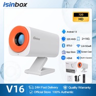 WAJIB PUNYA ISINBOX HY300 PRO 2+16G 26000 LUMENS ANDROID 13 4K MINI PORTABLE PROJECTOR - MINI 4K 720
