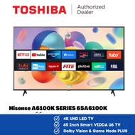 [FREE SHIPPING] Hisense 4K UHD VIDAA LED SMART TV (50/55/65 Inch) 50A6100K / 55A6100K / 65A6100K