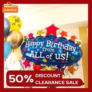 Surprise Happy Birthday Balloon JUMBO Happy Birthday Balloon/ BINTANG