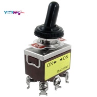 AC 250V 15A on/on 2 Position DPDT Toggle Switch with Waterproof Boot