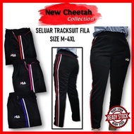 SELUAR TRACKSUIT FILA SIZE M~4XL / WOMEN TRACKSUIT LONG PANTS / SELUAR JOGGING PEREMPUAN / SELUAR SU