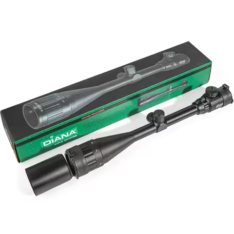 DIANA 8-32X50 Tactical Rifle Optics Red Dot Green Sniper Scope Compact Hunting Riflescope Collimator