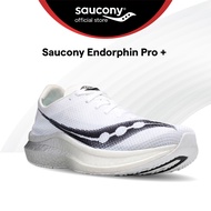 Saucony Endorphin Pro + Road Running Race Shoes Men's - C(WHITE/BLACK) S20719-01