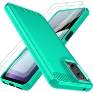 for Moto G 5G 2024 Case：Motorola G 5G 2024 Case with 2pcs Screen Protector Shock-Absorption Flexible