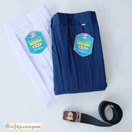 Blue Long Remple Skirt School Uniform/Middle School Skirt