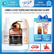 Combo Dưỡng Nám Toàn Diện Ngày và Đêm Lycos : Peel Da + Kem Nám + Dưỡng ẩm + Kem ngày Face Meso