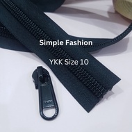 #10 YKK RCF Zip Meter / Zip Potong / Meter Zipper Size 10