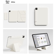 ZOYU | เคส iPad 11 Pro สองด้าน บางและเบา ป้องกันการงอ มีขาตั้งแม่เหล็ก