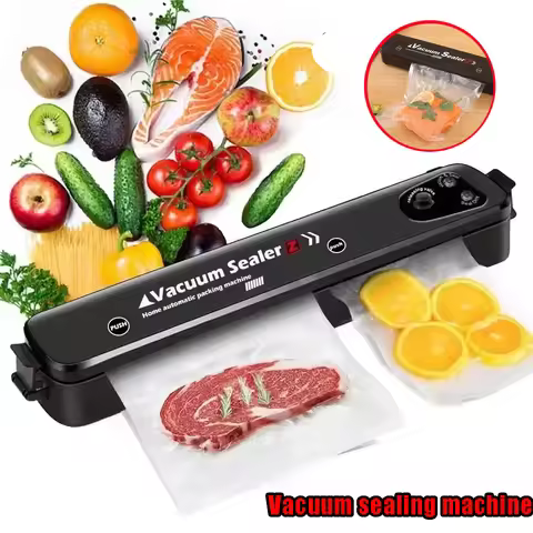5 Levels Security Protection Food Vacuum Sealer Machine Strong Suction Undamaged Sealing Sealing Foo