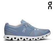 On Men Cloud 5 Running Shoes - Chambray / White