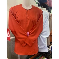 kurta warna orange butter ada size S-3XL..budah 2y-12y