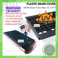 (READY STOCK) OCTO Strong Plastic Drain Cover With UV Protection / KUAT Penutup Longkang  Size : 9" 