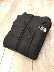 the north face primaloft one 化纖防風保暖黑色連帽外套 女L