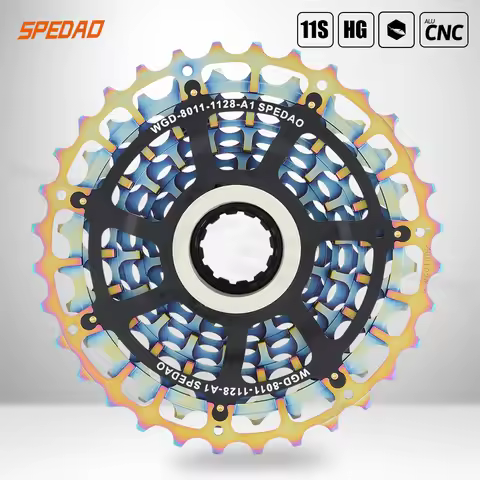 SPEDAO Road Cassette Ultralight 11 Speed 11-25/28/32/34T CNC K7 11V For HG Freehub Road Bicycle Free