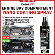 120ML Fantastic XML Car Engine Cleaner Degrease Bay Compartment Nano Coating Polish Spray Pencuci Engine 汽车引擎机舱翻新保养镀膜剂