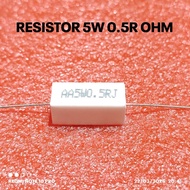 5WATT 5W 0R5 0.5R 0.5 OHM ROHS CHALK RESISTOR