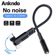 Ankndo USB Type C To 3.5mm Aux Adapter Type-c 3.5 Jack Audio Cable For Samsung Galaxy S23 S22 S21 Ultra S20 Note 20 10 Plus Tab