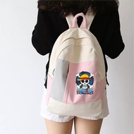 PVJ Tas One Pice Logo Ransel Anak Perempuan Sekolah SD SMP SMA