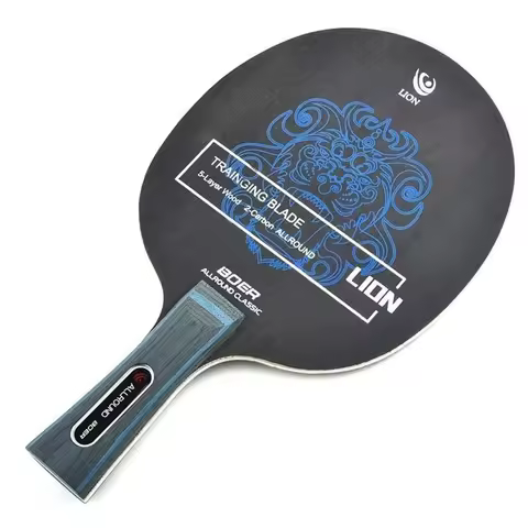 1PC BOER LION Table Tennis Blade 5 Wood 2 Carbon Ping Pong Blade Entry Pingpong Base Board