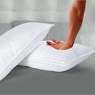 NEW. Extra Firm Hotel Pillow 1500g. Cooling Egyptian Cotton with Down Alt Fill
