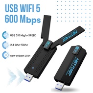 🔥ตัวรับสัญญาณ wifi 5G ตัวรับ wifi USB3.0 Dual Band USB Adapter 1300Mbps 2.4GHz-5.0GHz usb รับสัญญาณ(ส่งจากไทย)
