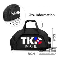 Backpack DUFFLE BAG TAEKWONDO BAGPACK UNISEX Black