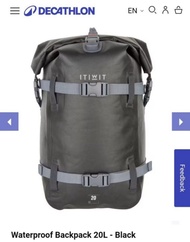 Decathlon -ITI WIT- 20L dry bag - backpack - carry your belongings and protect them from splashes of