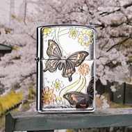 【ZIPPO官方旗艦店】日本傳統風格-蝴蝶翩翩起舞防風打火機 5-125