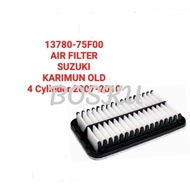 (13780-75F00) AIR FILTER SUZUKI KARIMUN OLD 4 Cylinder (07-10) NAZA ALTO (RF/FF) SUTERA PENAPIS AIR 