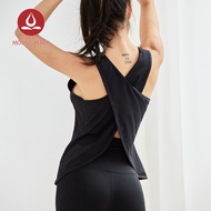 Moving Peach Áo Tập Yoga Cho Nữ Áo Vest Hở Lưng Khô Phù Hợp Tập Thể Thao VZ