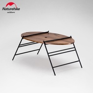 Glamping NatureHike NH20JJ018 folding oval wooden table