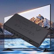 4K Ultra HD HDTV Splitter 1 In 4 Out, 1 To 4 Screen Splitter, Suitable For TV, Computer And Monitor 