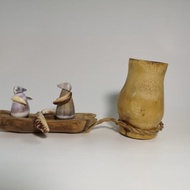 -企鵝去哪-手作筆筒/籤筒/花器/置物筒/竹筆筒/造型筆筒/天然竹