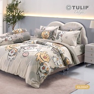 TULIP รุ่น TULIP Delight หมาจ๋า พิมพ์ดิจิตอล DLD047 ลิขสิทธิ์แท้หมาจ๋า ชุดเครื่องนอน ผ้าปูที่นอน ผ้า