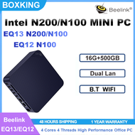 Beelink EQ13/EQ12 Intel N200/N100 Win11 Pro Wifi6 BT5.2 Dual 2.5Gbps LAN Mini PC