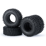 1.0" Soft Rubber All Terrain Wheel Tires for 1/24 RC Crawler Car Axial SCX24 90081 AXI00001 AXI00002 Gladiator Upgrade Tyres