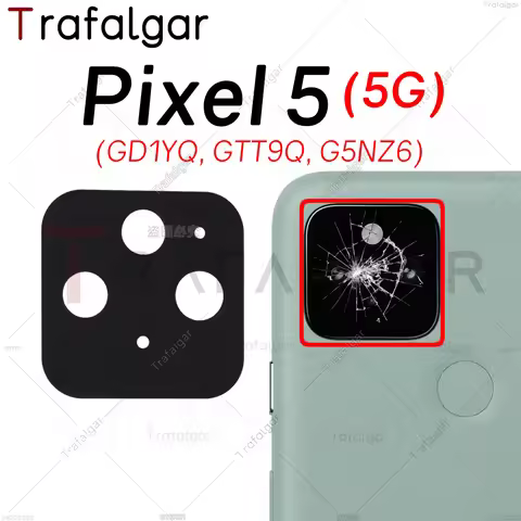 Rear Back Camera Glass Lens For Google Pixel 5 5G GD1YQ GTT9Q G5NZ6 Replacement with Adhesive Sticke