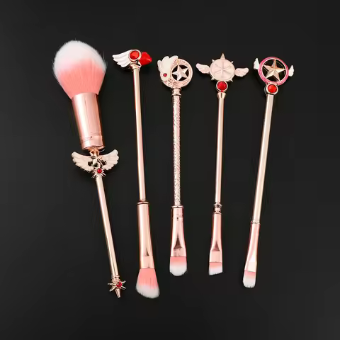 Sailor Moon Makeup Brushes Set Eye Shadow Foundation Women Cosmetic Brush Eyeshadow Blush Powder Ble