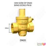 Van giảm áp suất nước DN15 DN20 DN25 tùy chọn bằng đồng