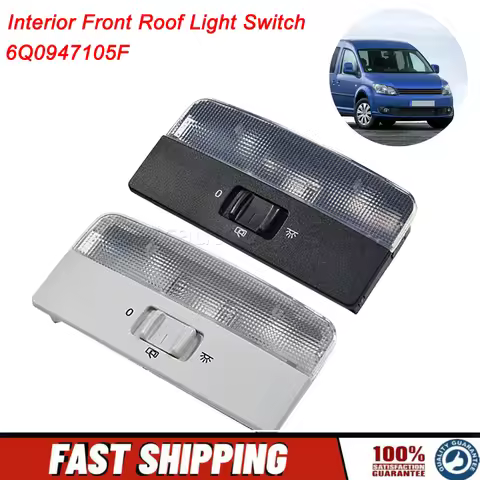 6Q0947105F Car Front Roof Light Switch Fit For VW Golf Polo Caddy Transporter T5 Seat Ibiza Skoda Ci