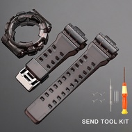 Watch Band & Bezel For Casio G-Shock GA-100 GA-120 GLS-100 GD-100 Strap Shell
