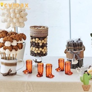 CYMX 10Pcs Western Cowboy Glasses, Transparent 1 Oz Mini Cowboy Boot Glasses, Creative Plastic Shot 