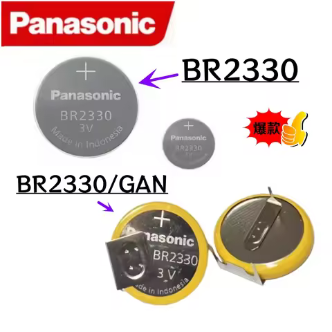2-10pcs Panasonic original BR2330 br2330 BR2330GAN br 2330 battery high and low temperature 3 pins s